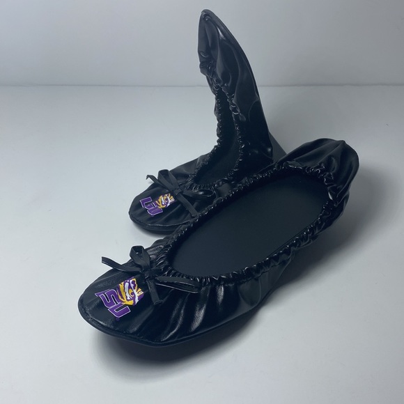 FOCO NCAA Womens Exclusive Team Logo Flats with Clutch - Picture 3 of 4